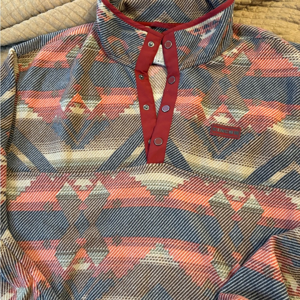Cinch Multicolor Aztec Pattern Jacket